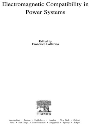 cover image of Electromagnetic Compatibility in Power Systems